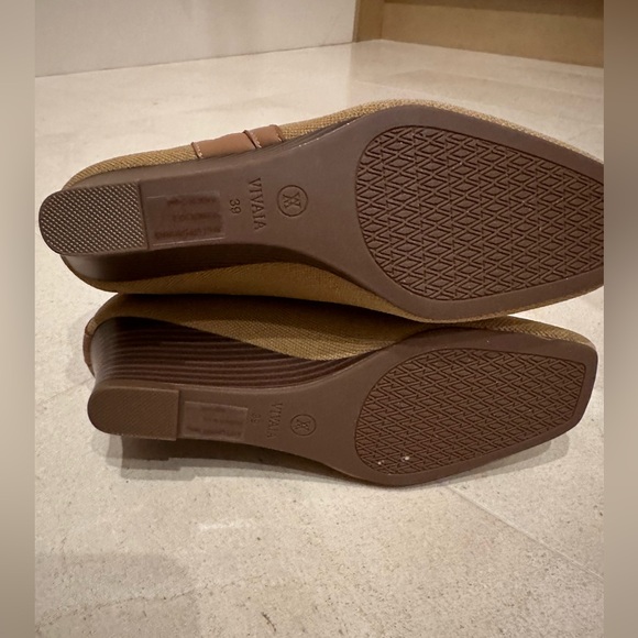 Vivaia Boots Comfy Fabric Tan Zip Up 8 - Picture 3 of 13